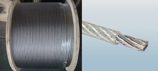 ss wire rope with nylon coating